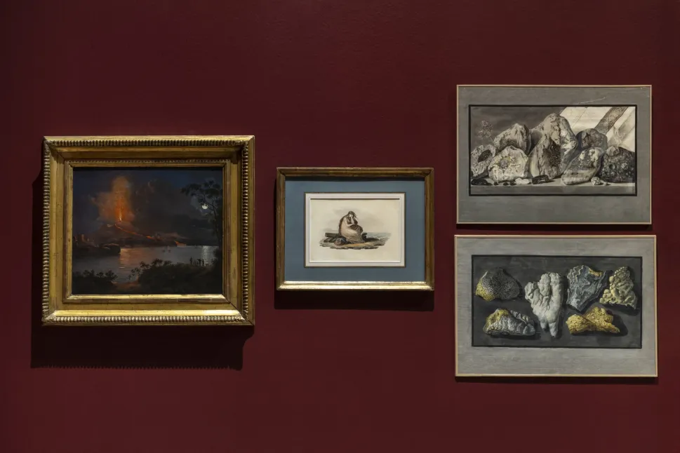 Yanardağ Sevdalısı sergisinden yerleştirme fotoğrafları