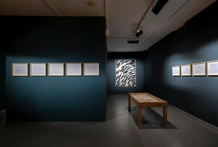 Şeylerin Ailesinde, Sergiden g&ouml;r&uuml;n&uuml;m. Fotoğraf: Kayhan Kaygusuz. Zilberman İstanbul&rsquo;un izniyle.